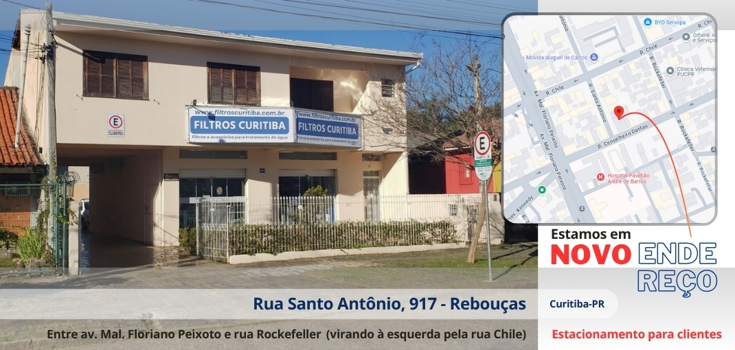 Novo endereço:Rua Santo Antônio, 917, Rebouças
