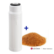 Coluna deionizadora 10" x 2.1/2", resina mista 40/60 LG NanoH2O GMB-300