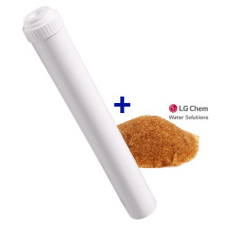 Coluna deionizadora 20" x 2.1/2", resina mista 40/60 LG NanoH2O GMB-300
