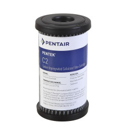 Refil Pentair C2, 4.7/8", carvão impregnado em celulose, 5 micra