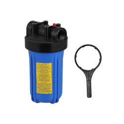 Carcaça Big Blue 10", roscas de 1.1/2", sem acessórios Carcaça Big Blue 10", roscas de 1.1/2", sem acessórios