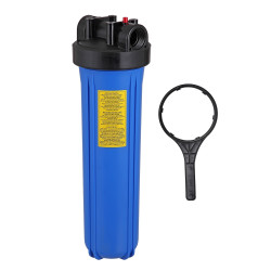 Carcaça avulsa BIG Blue 20", r. 1.1/2" NPT, com chave Carcaça avulsa BIG Blue 20", r. 1.1/2" NPT, com chave