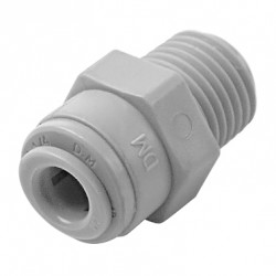 Conector reto engate rápido 3/8" x rosca macho 3/8" BSP Conector reto engate rápido 3/8" x rosca macho 3/8" BSP