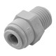 Conector reto engate rápido 3/8" x 1/4" rosca macho DMfit