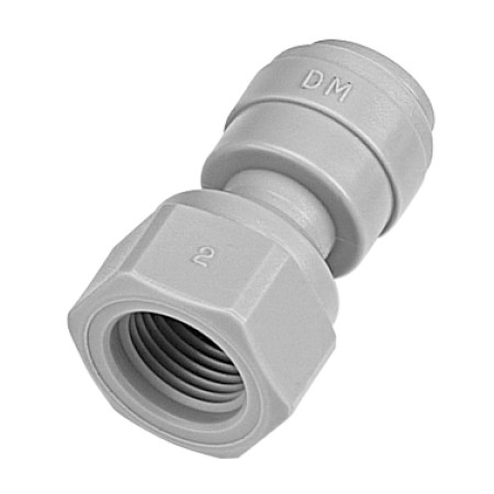 Conector reto engate rápido 3/8" x rosca fêmea 3/8"