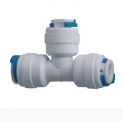 Conector união em tê com engates rápidos de 1/4" Conector união em tê com engates rápidos de 1/4"