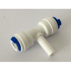 União em T  com engate rápido 1/4" x haste plug-in 1/4" x engate rápido 1/4" União em T  com engate rápido 1/4" x haste plug-in 1/4" x engate rápido 1/4"