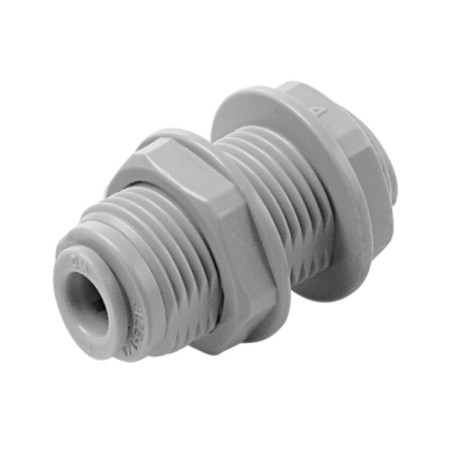 Conector bulkhead (com anteparo) engates 3/8” x 3/8” x rosca externa 20 mm