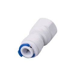 Conector reto rosca fêmea 1/4" x engate rápido mangueira 1/4" Conector reto rosca fêmea 1/4" x engate rápido mangueira 1/4"