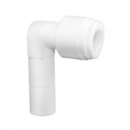 Conector cotovelo de engate rápido 1/4" x haste 3/8"