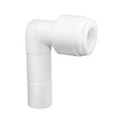 Conector cotovelo de engate rápido 1/4" x haste 3/8" Conector cotovelo de engate rápido 1/4" x haste 3/8"