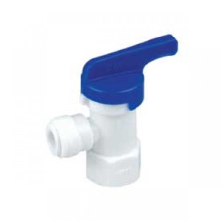 Válvula de esfera para tanques de acumulação de osmose reversa, 1/4" NPT