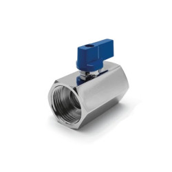 Registro de esfera cromado, roscas MxF 1/2" BSP Registro de esfera cromado, roscas MxF 1/2" BSP