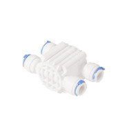 Válvula de corte para aparelhos de osmose reversa, engates 1/4"