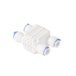 Válvula de corte para aparelhos de osmose reversa, engates 1/4" Válvula de corte para aparelhos de osmose reversa, engates 1/4"