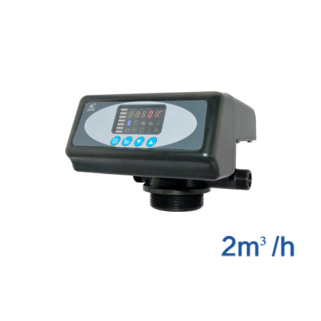Válvula automática Runxin F71B1 para filtro, por tempo, 2 m³/h, base 2.5"