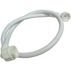 Mangueira atóxica para purificador de água, branca, roscas 3/4", 1,5 metros Mangueira atóxica para purificador de água, branca, roscas 3/4", 1,5 metros