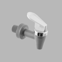 Torneira plástica cinza, alavanca branca, modelo IBBL PFN ou GFN Torneira plástica cinza, alavanca branca, modelo IBBL PFN ou GFN