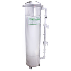 Filtro central de areia (quartzo) com carvão em inox 1000 l/h, Acquamais Filtro central de areia (quartzo) com carvão em inox 1000 l/h, Acquamais