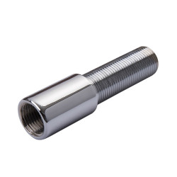 Prolongador de metal cromado 40 mm, rosca longa 60 mm, 1/2" Prolongador de metal cromado 40 mm, rosca longa 60 mm, 1/2"