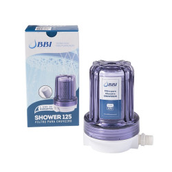 Filtro para chuveiro BBI Shower 125, 5", transparente (remoção de cloro e sujeira) Filtro para chuveiro BBI Shower 125, 5", transparente (remoção de cloro e sujeira)