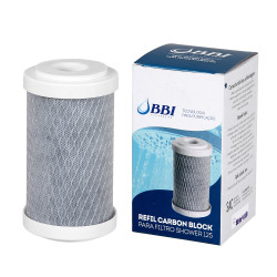 Refil para filtro de chuveiro Shower 125 BBI, com carvão ativado Refil para filtro de chuveiro Shower 125 BBI, com carvão ativado
