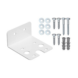 Suporte metálico de parede para carcaças slim (2,5") com kit de parafusos Suporte metálico de parede para carcaças slim (2,5") com kit de parafusos