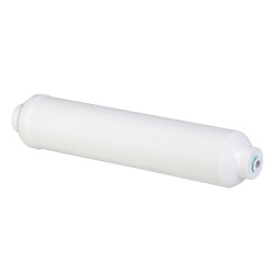 Refil declorador em linha T33 (2" x 10"), c/ engates retos para mangueiras de 1/4", classe C Refil declorador em linha T33 (2" x 10"), c/ engates retos para mangueiras de 1/4", classe C