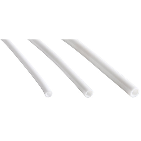 Mangueira atóxica, 1/4" (tubo 6,35 mm), branca, flexível, alta pressão - por metro