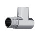 Tê cromado roscas 1/2" M x F x F, Blukit
