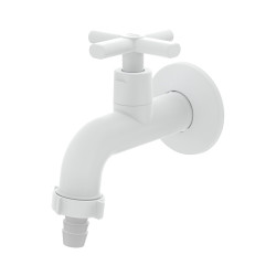 Torneira Blukit Lume curta de parede, multiuso, 1/4" de volta Torneira Blukit Lume curta de parede, multiuso, 1/4" de volta