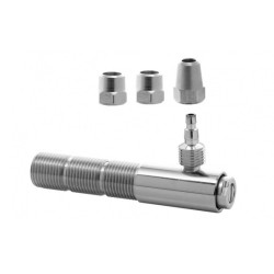 Válvula de regulagem de vazão (registro), rosca longa 1/2", saída para ligação de purificadores de água, Blukit Válvula de regulagem de vazão (registro), rosca longa 1/2", saída para ligação de purificadores de água, Blukit