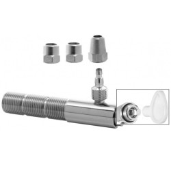 Válvula de regulagem de vazão (registro), rosca longa 1/2", saída para ligação de purificadores de água, Blukit Válvula de regulagem de vazão (registro), rosca longa 1/2", saída para ligação de purificadores de água, Blukit