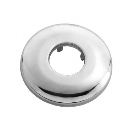 Canopla aço inox com aletas Blukit, diam. 56 X 21 mm (conex. 1/2")