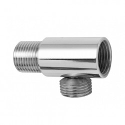 Desviador cromado roscas 1/2" M x M x F Blukit Desviador cromado roscas 1/2" M x M x F Blukit