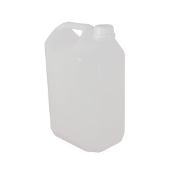 Embalagem PEAD natural virgem, capacidade 5L, com tampa Embalagem PEAD natural virgem, capacidade 5L, com tampa