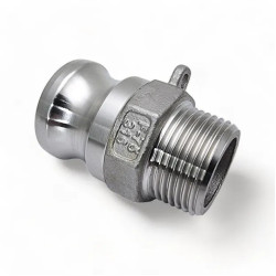 Camlock F Conector Rosca Macho BSP Inox 316 - 3/4 pol