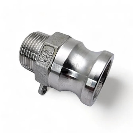 Camlock F Conector Rosca Macho BSP Inox 316 - 3/4 pol