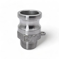Camlock F Conector Rosca Macho BSP Inox 316 - 3/4 pol