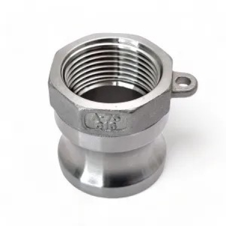 Camlock A Conector Rosca Femea BSP Inox 316 - 3/4 pol