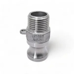 Camlock F Conector Rosca Macho BSP Inox 316 - 1/2 pol