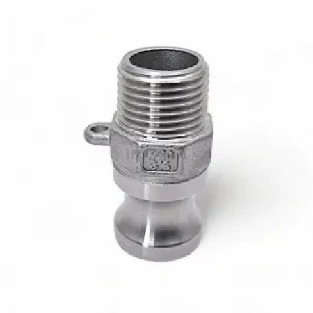 Camlock F Conector Rosca Macho BSP Inox 316 - 1/2 pol