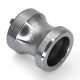 CamLock DP Conector Tampao BSP Inox 316 - 1/2 pol