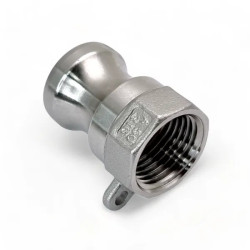 Camlock  A Conector Rosca Femea BSP Inox 316 - 1/2 pol