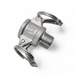 Camlock B Engate Rosca Macho BSP Inox 316 - 1/2 pol