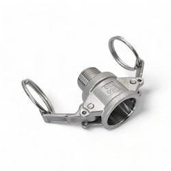 Camlock B Engate Rosca Macho BSP Inox 316 - 1/2 pol
