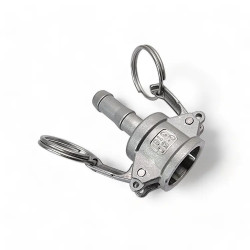 Camlock C Engate Espigao BSP Inox 316 - 1/2 pol