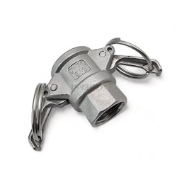 Camlock D Engate Rosca Femea BSP Inox 316 - 1/2 pol