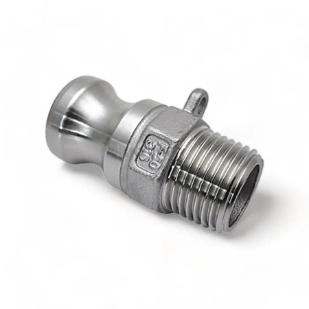 Camlock F Conector Rosca Macho BSP Inox 316 - 1/2 pol