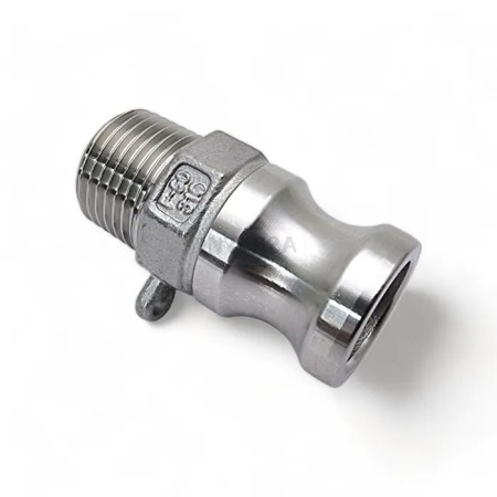 Camlock F Conector Rosca Macho BSP Inox 316 - 1/2 pol